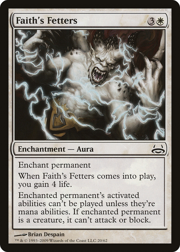 Faith's Fetters [Duel Decks: Divine vs. Demonic] | Silver Goblin