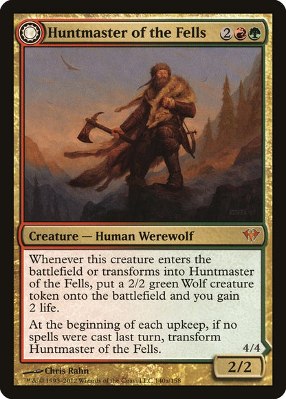 Huntmaster of the Fells // Ravager of the Fells [Dark Ascension] Foil