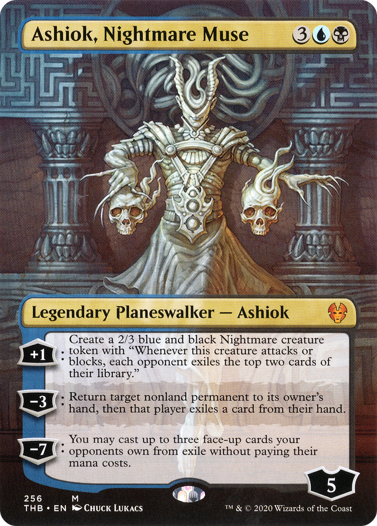 Ashiok, Nightmare Muse (Borderless) [Theros Beyond Death] Foil
