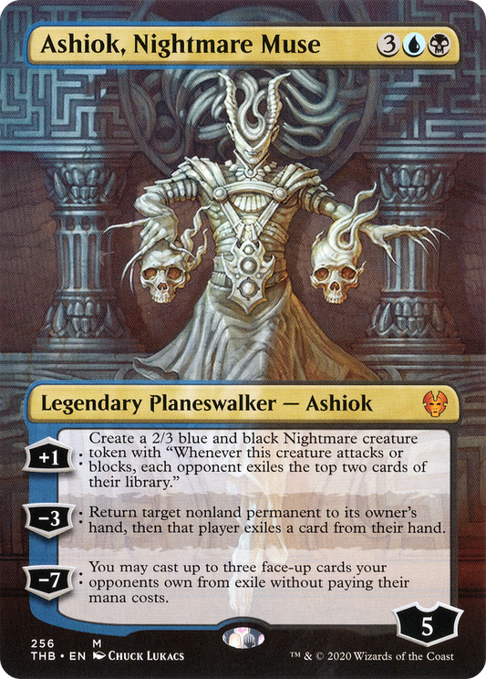Ashiok, Nightmare Muse (Borderless) [Theros Beyond Death] Foil