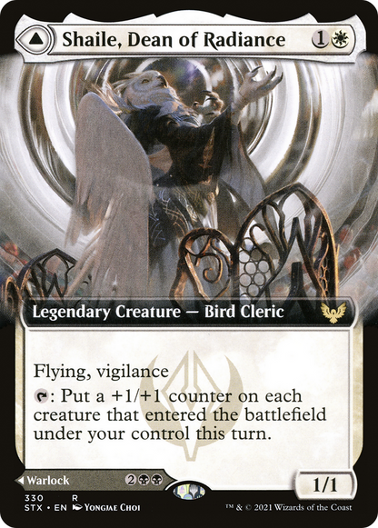 Shaile, Dean of Radiance // Embrose, Dean of Shadow (Extended Art) [Strixhaven: School of Mages] Foil