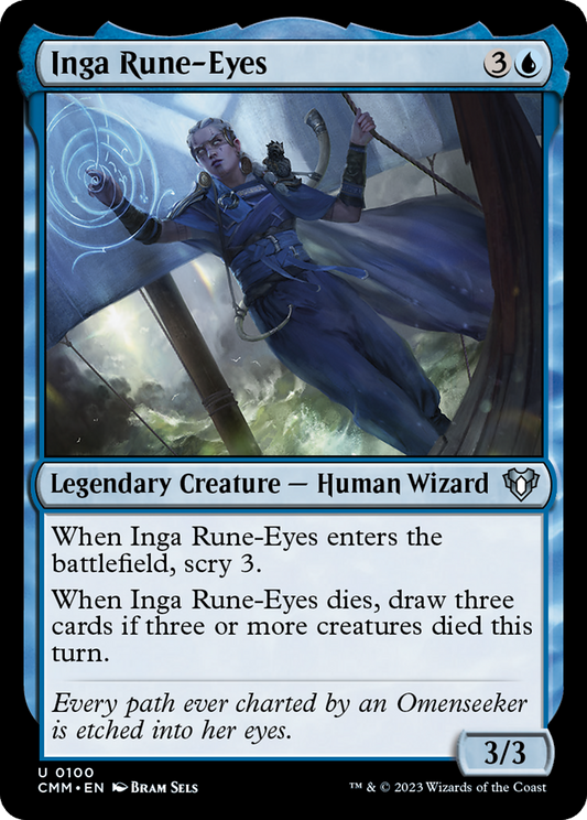 Inga Rune-Eyes [Commander Masters] Foil