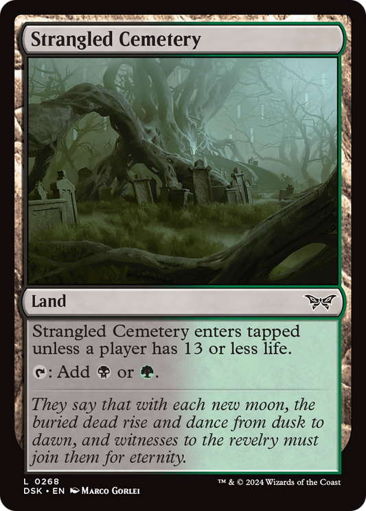Strangled Cemetery [Duskmourn: House of Horror] Foil