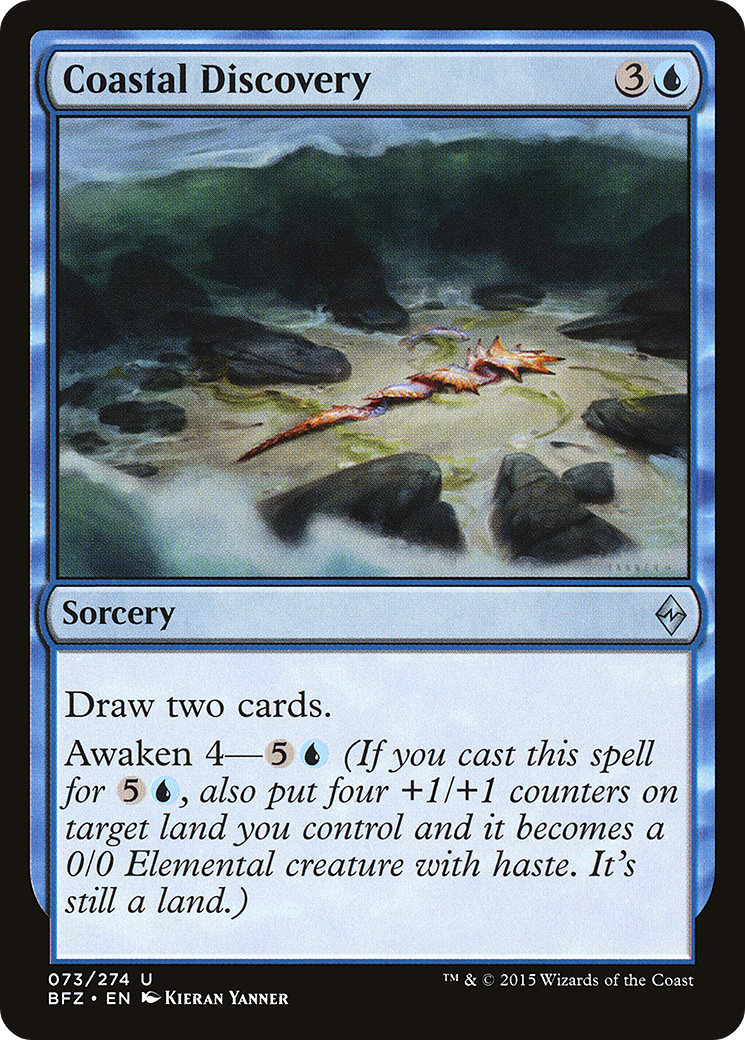Coastal Discovery [Battle for Zendikar] Foil