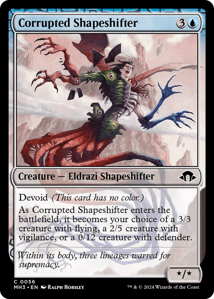 Corrupted Shapeshifter [Modern Horizons 3] | Silver Goblin