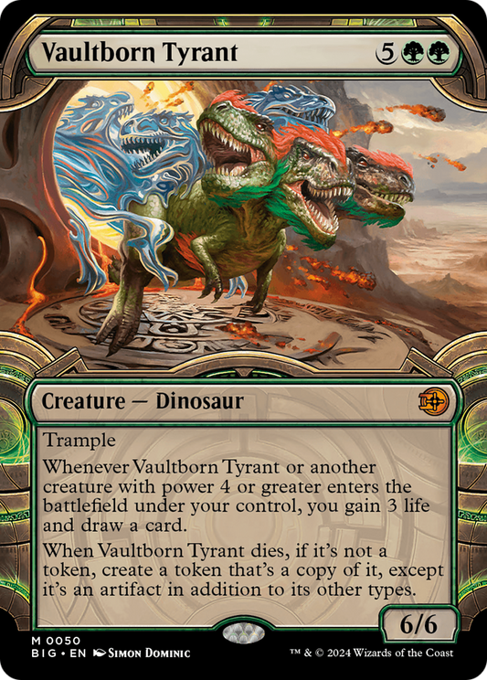 Vaultborn Tyrant (Showcase) [Outlaws of Thunder Junction: The Big Score] Foil