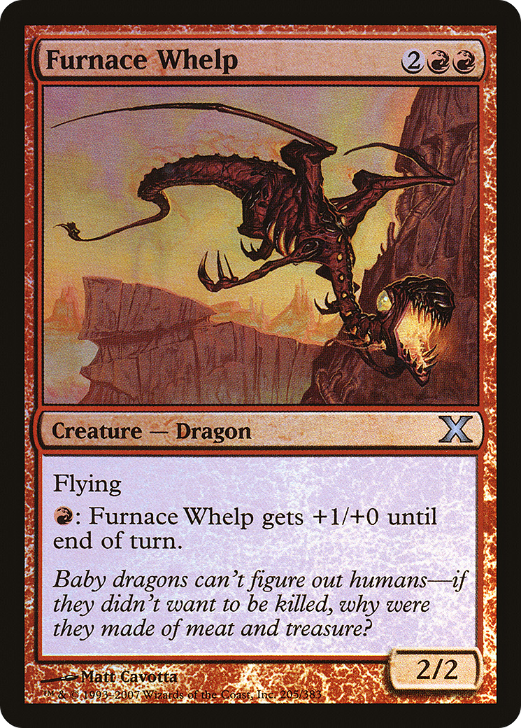 Furnace Whelp (205) Foil - Tenth Edition