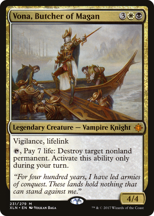 Vona, Butcher of Magan [Ixalan] Foil
