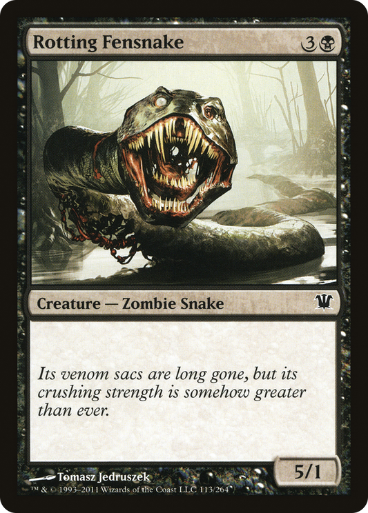 Rotting Fensnake [Innistrad] Foil