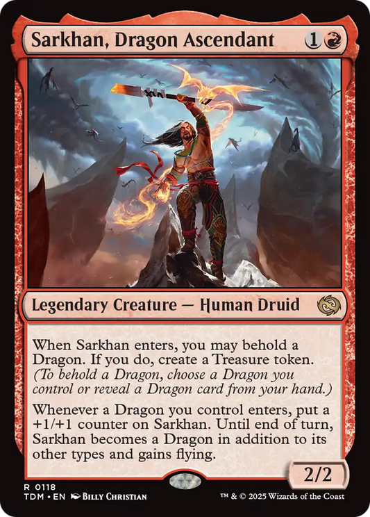 Sarkhan, Dragon Ascendant (118) Foil