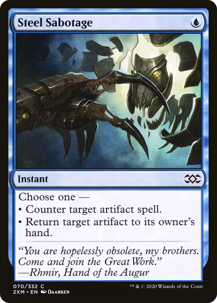 Steel Sabotage (070) Foil - Double Masters