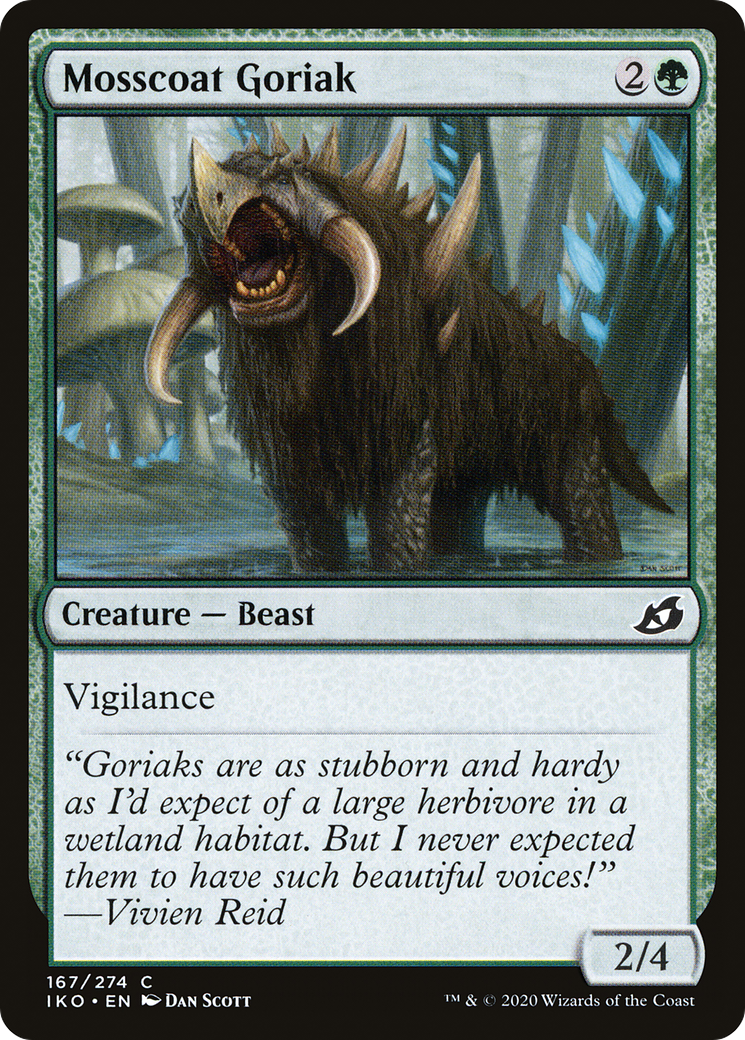 Mosscoat Goriak [Ikoria: Lair of Behemoths] Foil