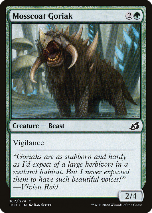 Mosscoat Goriak [Ikoria: Lair of Behemoths] Foil
