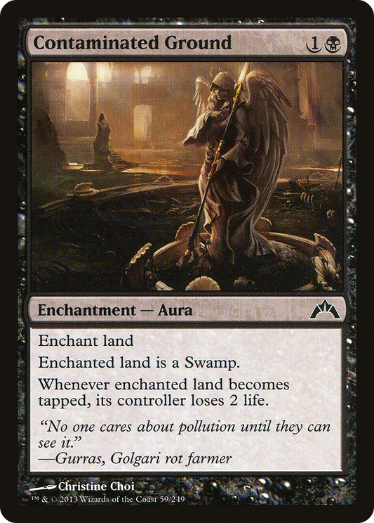 Contaminated Ground [Gatecrash] Foil