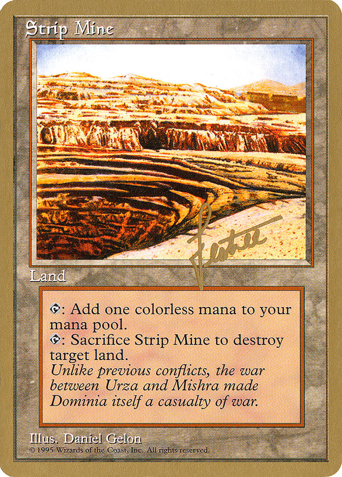 Strip Mine (Bertrand Lestree) [Pro Tour Collector Set] | Silver Goblin