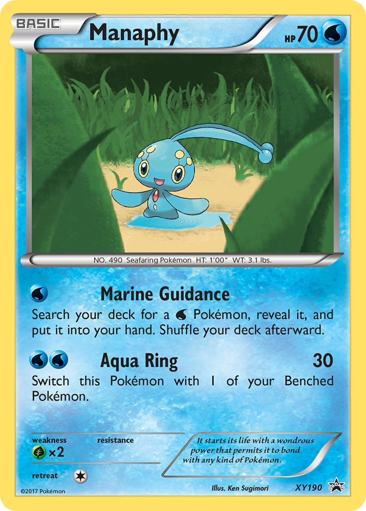 Manaphy (XY190) [XY: Black Star Promos] | Silver Goblin