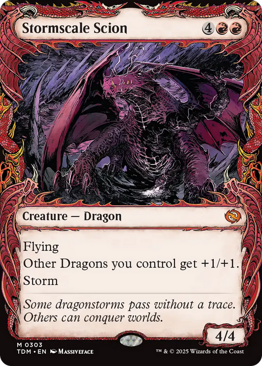 Stormscale Scion (303): (Showcase) Foil
