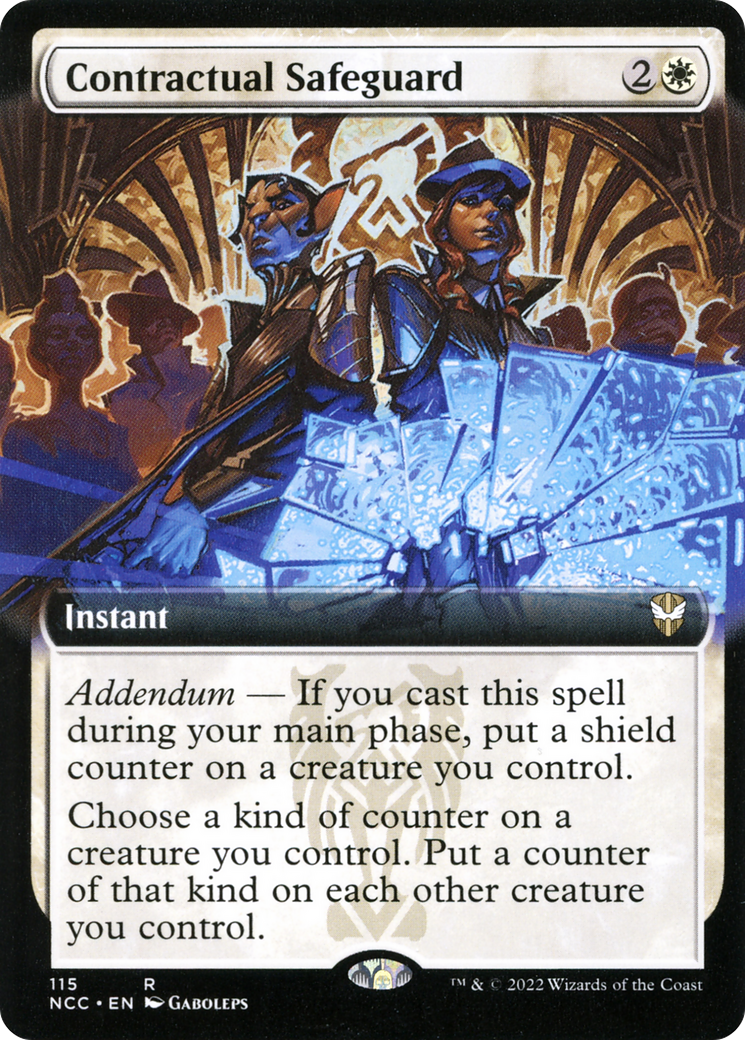 Contractual Safeguard (Extended Art) [Streets of New Capenna Commander]