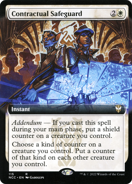 Contractual Safeguard (Extended Art) [Streets of New Capenna Commander]