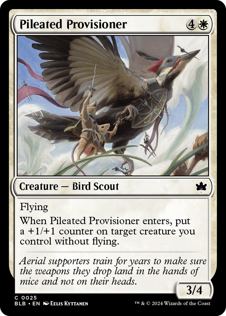 Pileated Provisioner [Bloomburrow] | Silver Goblin