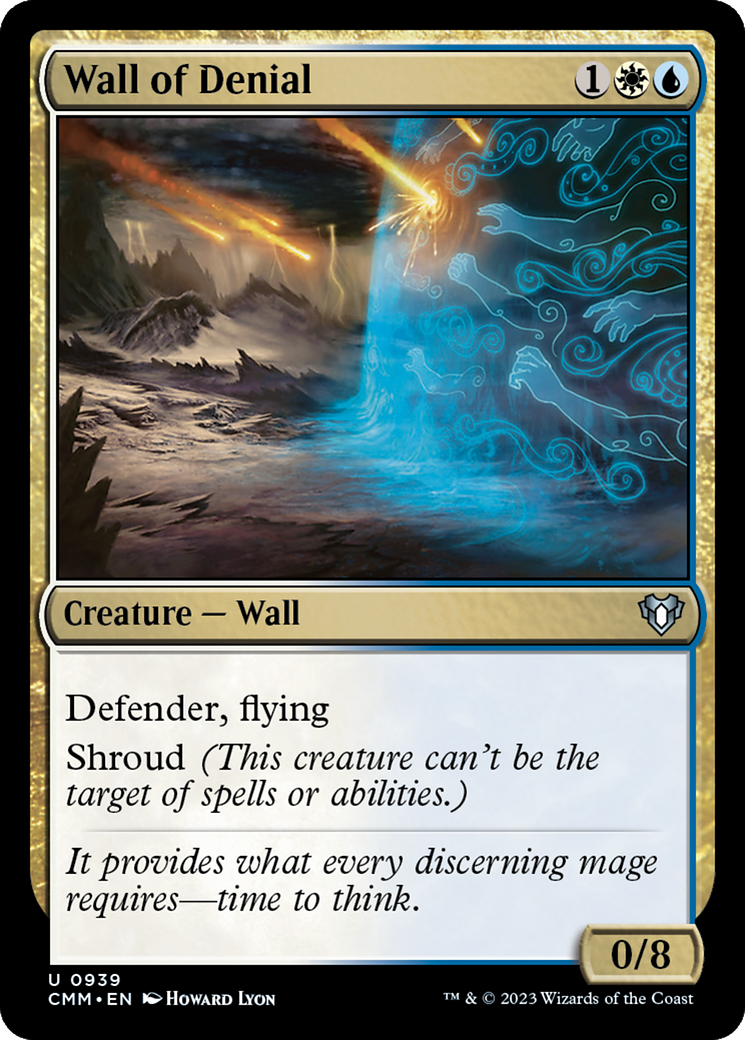 Wall of Denial [Commander Masters] | Silver Goblin