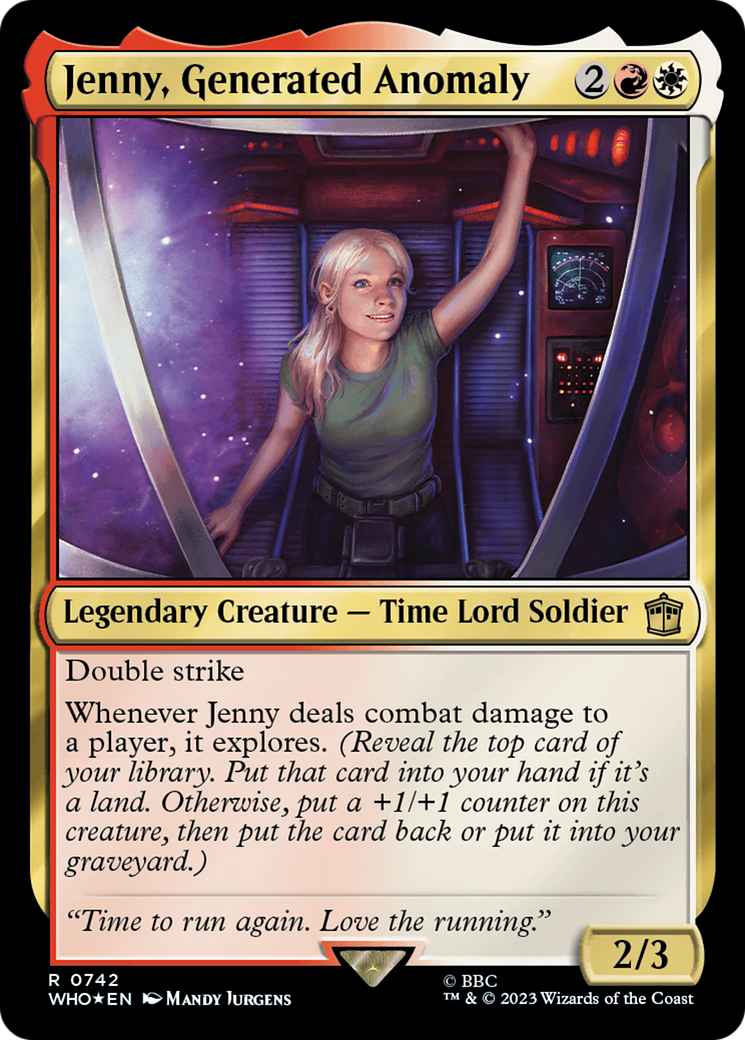 Jenny, Generated Anomaly (Surge Foil) [Doctor Who] | Silver Goblin