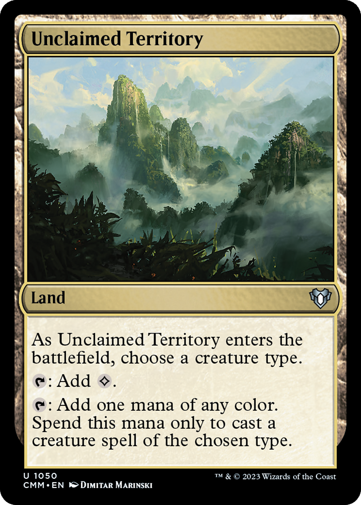 Unclaimed Territory [Commander Masters] | Silver Goblin