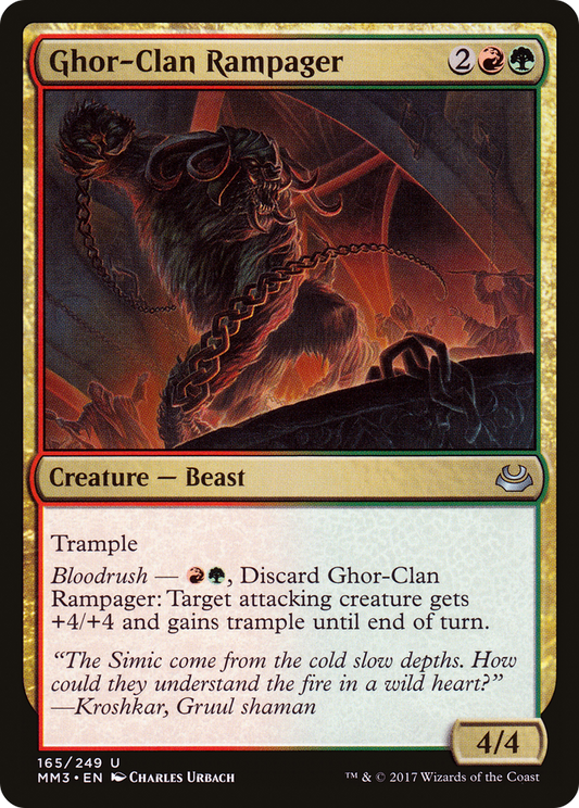 Ghor-Clan Rampager [Modern Masters 2017] Foil