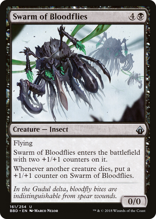 Swarm of Bloodflies [Battlebond] Foil