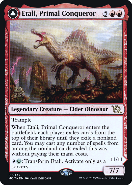 Etali, Primal Conqueror // Etali, Primal Sickness [March of the Machine Prerelease Promos]