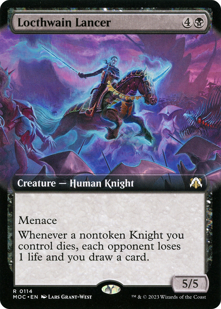 Locthwain Lancer (Extended Art) (114) - March of the Machine Commander
