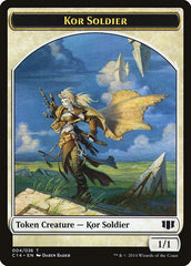 Kor Soldier // Pegasus Double-Sided Token [Commander 2014 Tokens] | Silver Goblin