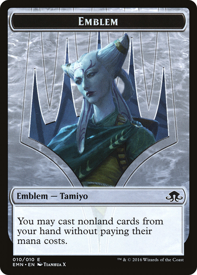 Tamiyo, Field Researcher Emblem [Eldritch Moon Tokens] | Silver Goblin