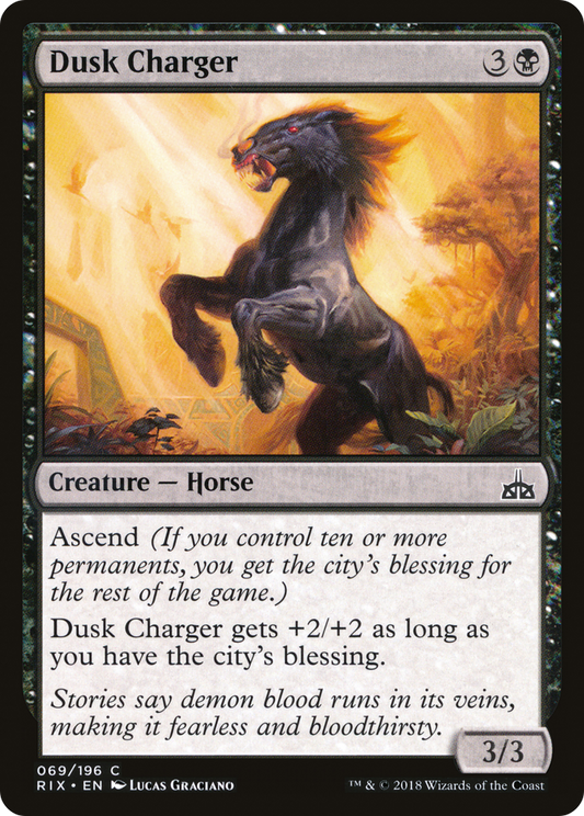 Dusk Charger [Rivals of Ixalan] Foil