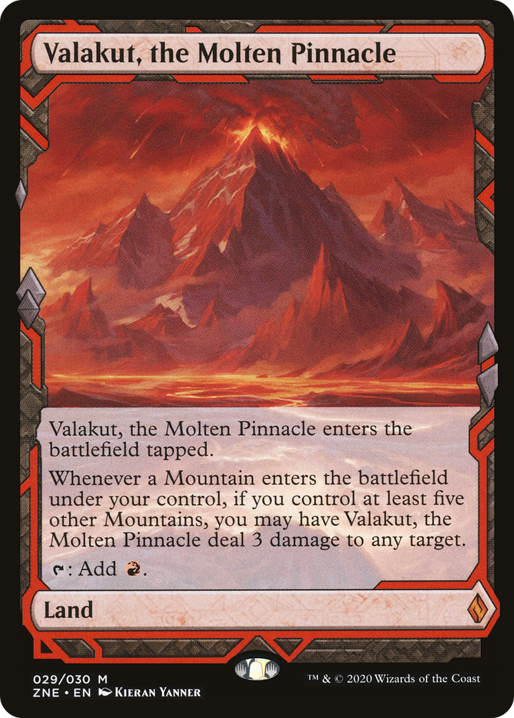 Valakut, the Molten Pinnacle (Expeditions) [Zendikar Rising Expeditions] Foil
