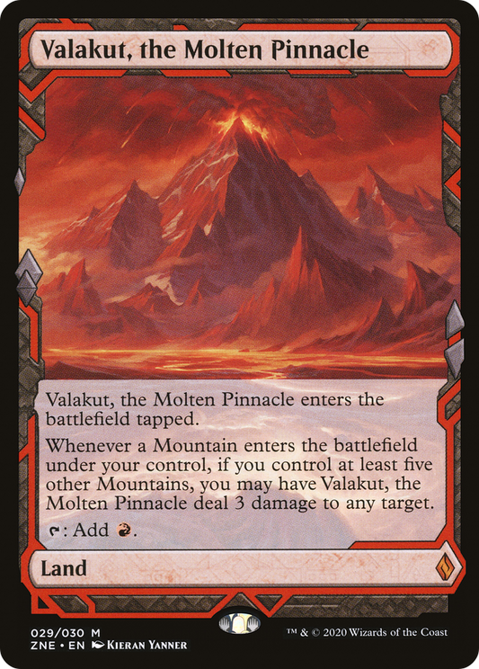 Valakut, the Molten Pinnacle (Expeditions) [Zendikar Rising Expeditions] Foil