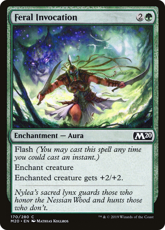 Feral Invocation [Core Set 2020] Foil