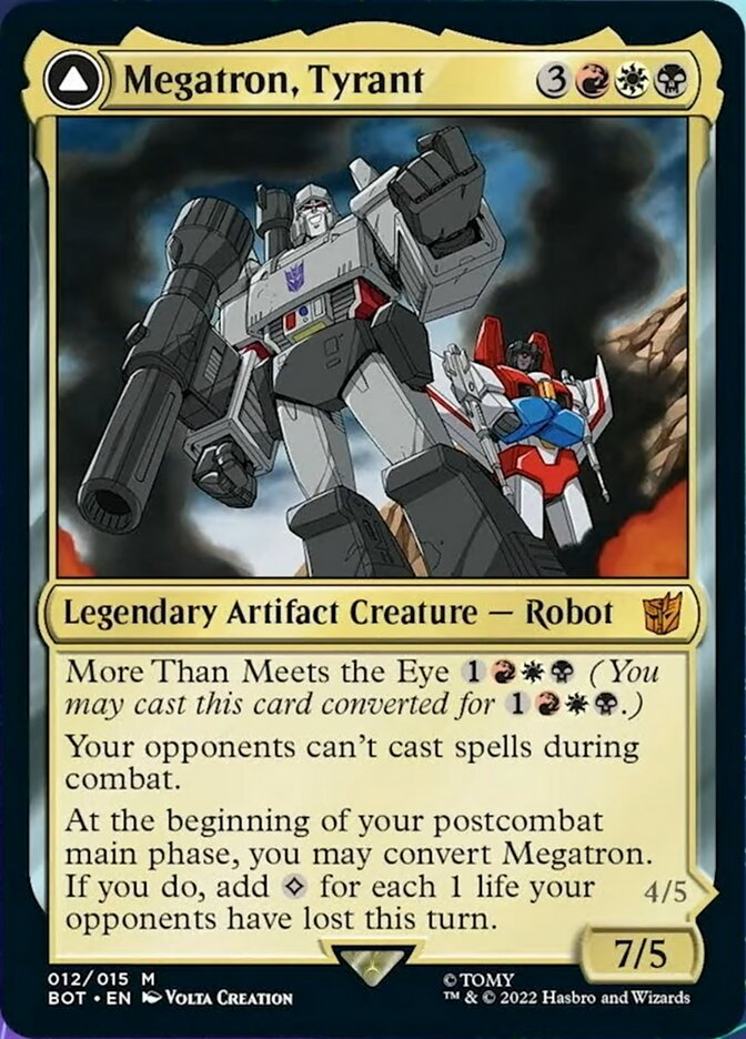 Megatron, Tyrant // Megatron, Destructive Force [Transformers] Foil