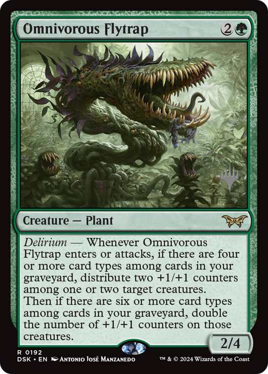 Omnivorous Flytrap [Duskmourn: House of Horror Promos] Foil