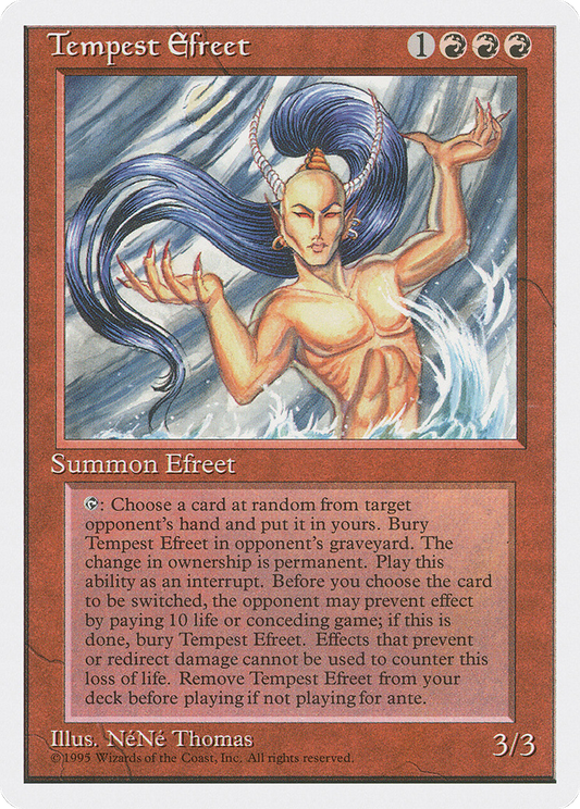 Tempest Efreet [Fourth Edition]