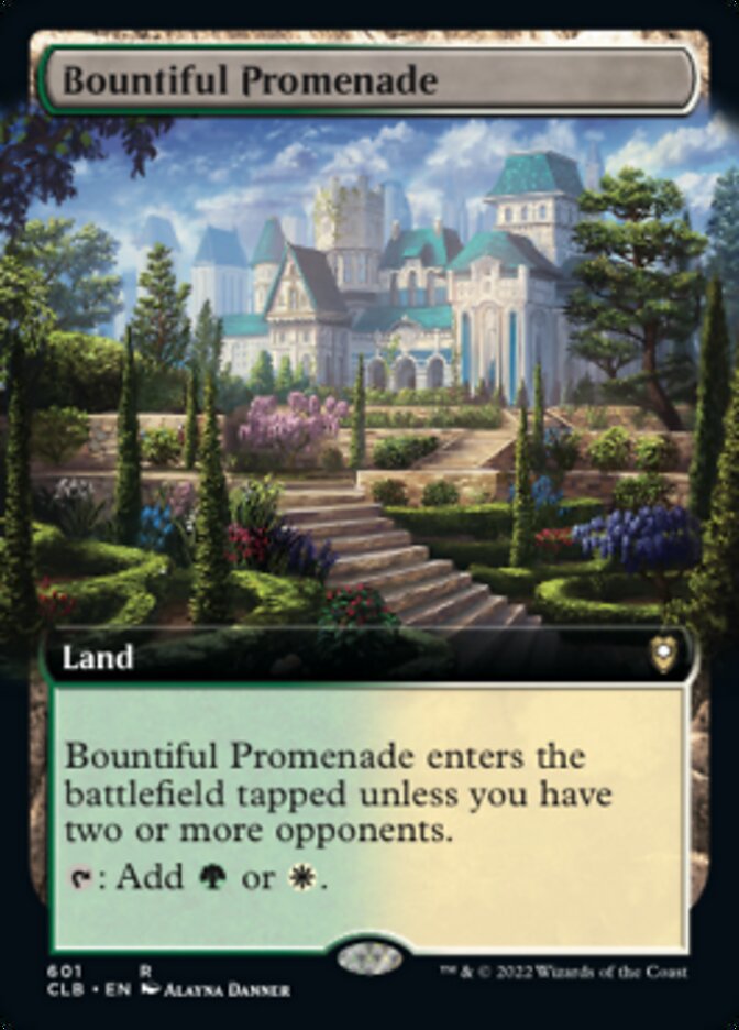 Bountiful Promenade (Extended Art) [Commander Legends: Battle for Baldur's Gate] | Silver Goblin