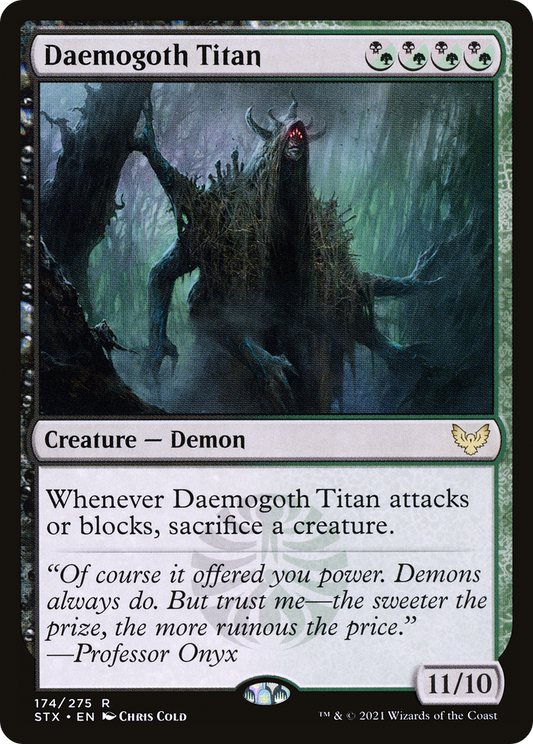 Daemogoth Titan [Strixhaven: School of Mages] Foil