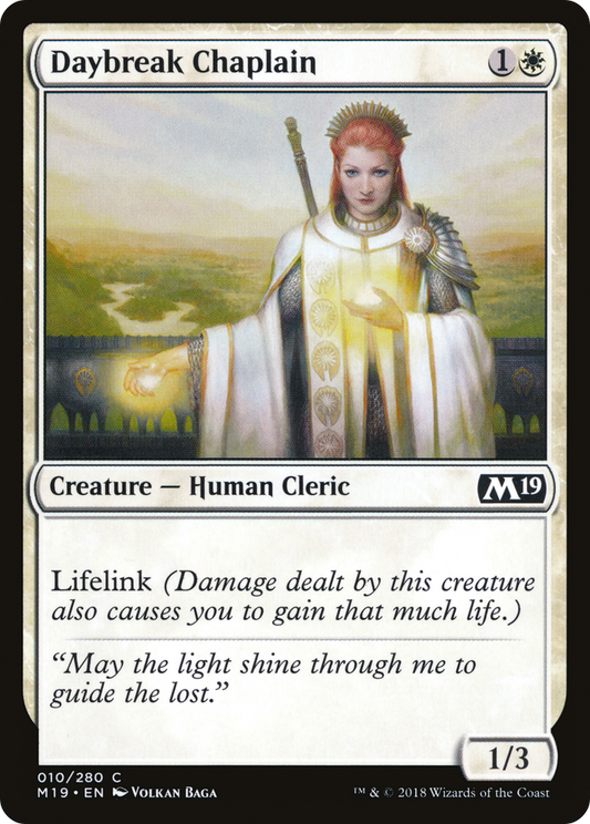 Daybreak Chaplain [Core Set 2019] Foil
