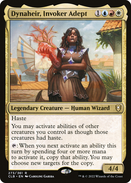 Dynaheir, Invoker Adept [Commander Legends: Battle for Baldur's Gate] Foil