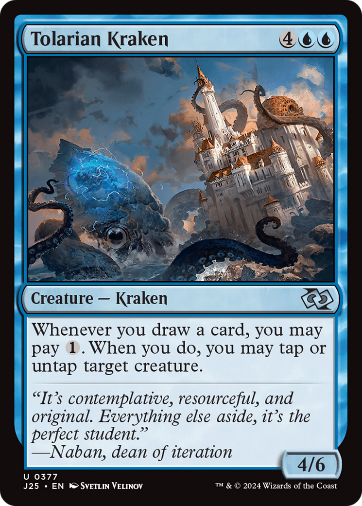 Tolarian Kraken [Foundations Jumpstart] | Silver Goblin