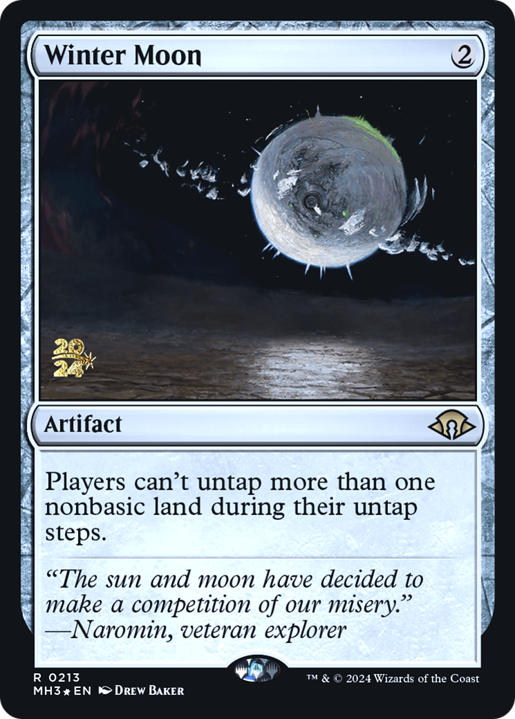 Winter Moon [Modern Horizons 3 Prerelease Promos] | Silver Goblin