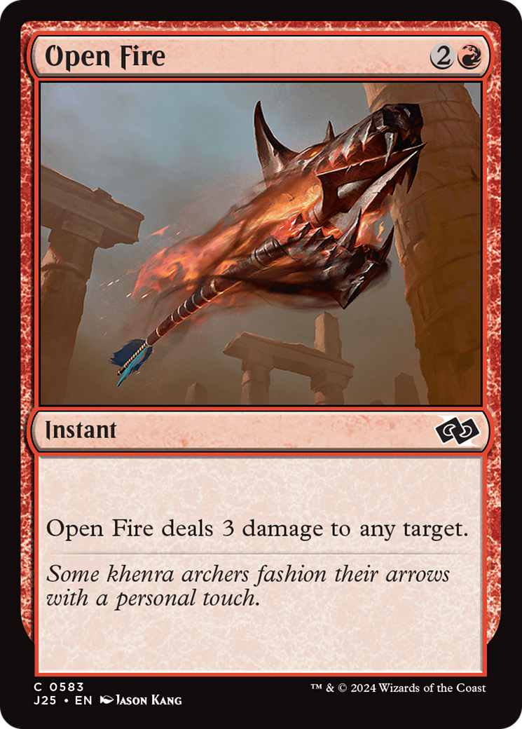 Open Fire [Foundations Jumpstart] | Silver Goblin