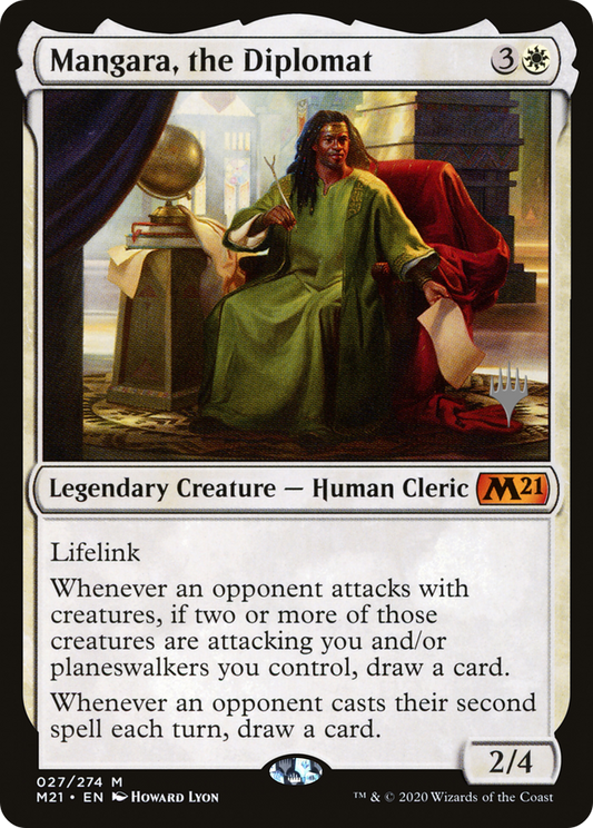 Mangara, the Diplomat (Promo Pack) [Core Set 2021 Promos] Foil