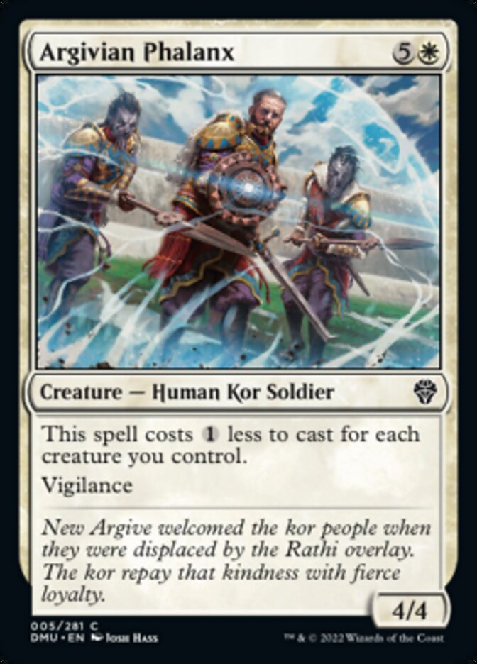 Argivian Phalanx [Dominaria United] | Silver Goblin