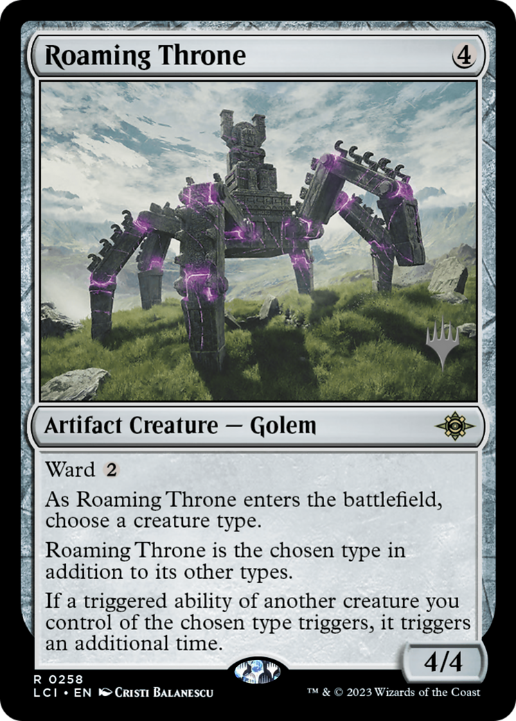 Roaming Throne (Promo Pack) [The Lost Caverns of Ixalan Promos] Foil